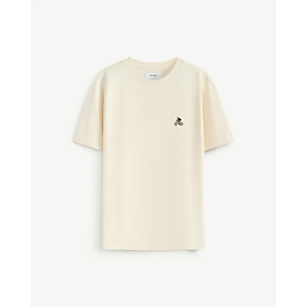 Áo thun tay ngắn nam patch trang trí . Regular - ROUTINE 10F25TSS007