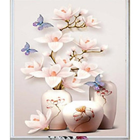 Tranh thêu Bifmh hoa ngọc lan - LV3261