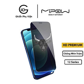 Mua Cường Lực Mipow Kingbull Chống Nhìn Trộm Premium HD 2.7D For iPhone 12/12Pro/12Pro Max - Hàng Chính Hãng