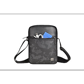 Túi đeo chéo WiWU Salem Sling Bag để phụ kiện điện tử,  thiết kế với kiểu dáng trơn cùng họa tiết camo độc đáo - Hàng chính hãng