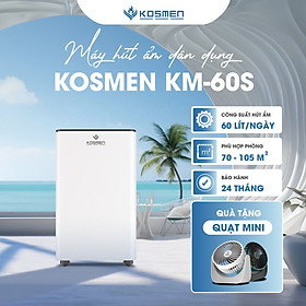 Mua Máy Hút Ẩm Kosmen KM-60S Công Suất 60 lít/ngày  Công Nghệ Ion Âm - Hàng Chính Hãng