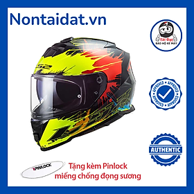 Mũ bảo hiểm fulfface LS2 FF800 hoa văn đi mô tô xe máy| Thương hiệu TÂY BAN NHA