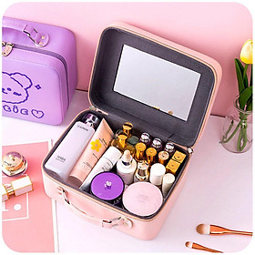 Mua Hộp đụng mỹ phẩm  Vali Mini  đụng đồ dùng cá nhân   đựng mỹ phẩm trang điểm
