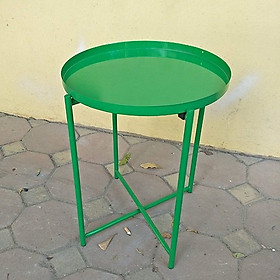 Mua Bàn Trà Chanh Khung Sắt Gấp Gọn