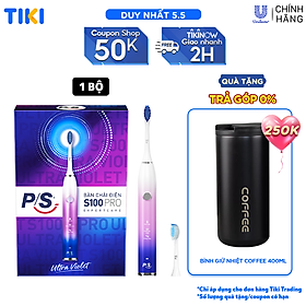 Hình ảnh [Nhập coupon giảm ngay 50K]Bàn Chải Điện P/S S100 PRO - Phiên Bản Ultra Violet Giới Hạn - Sạch chuẩn sóng âm