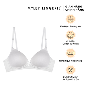 Hình ảnh Áo Ngực Nữ Cotton Không Gọng Miley Lingerie - Màu Trắng Kem BRW02115