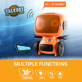 Kids Interactive RC Robot Toy One Key Demo Programming Best Partner Indoor Toys for Boys Girls