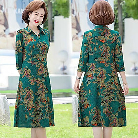 Đầm cao cấp , đầm trung niên tặng mẹ mẫu mới nhất năm nay