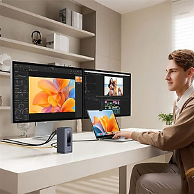 Mua Hub Mở Rộng Đa Năng Baseus Spacemate Series 10-in-1 MAC Version ( xuất 2 màn hình mở rộng MST cho MAC OS) hàng chính hãng