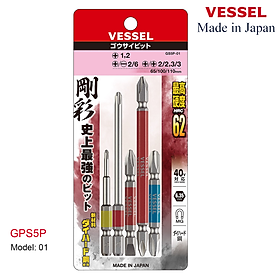 Mua Bộ 05 cái mũi vặn vít nhiều size - Vessel (Nhật Bản)