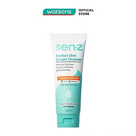 Kem Rửa Mặt SenZ Perfect Skin Cám Gạo 150ml