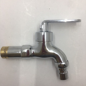 Mua Vòi Hồ - Vòi Nước Đồng Mạ Chrome Sáng Bóng - Vòi Máy Giặt