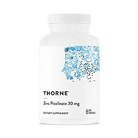 Thorne Research - Zinc Picolinate 30 mg - Well-Absorbed Zinc Supplement for Growth and Immune Function - 180 Capsules