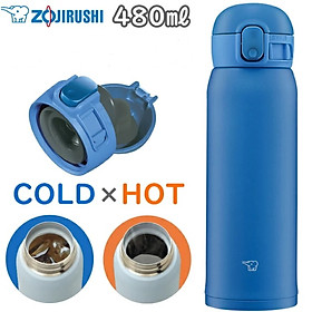 Mua Bình giữ nhiệt Zojirushi SM-WA48-AA  dung tích 0.48L(Màu xanh dương)  bảo hành giữ nhiệt 1 năm chính hãng