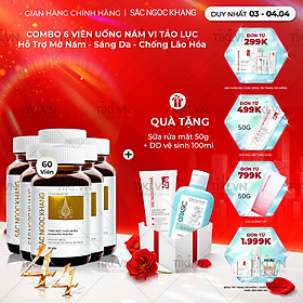 Combo 6 Viên Uống Sắc Ngọc Khang Vi Tảo Lục Hộp 60 viên