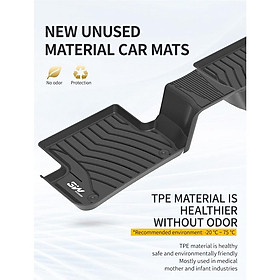 Thảm lót sàn xe ô tô Mercedes E 2009+ 2015- đến nay Nhãn hiệu Macsim 3W chất liệu nhựa TPE đúc khuôn cao cấp - màu đen