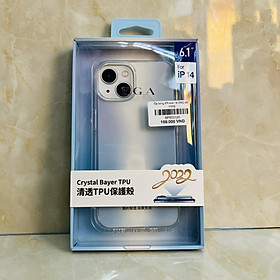 Ốp lưng dành cho iPhone 14 ZGA trong suốt dẻo mềm- Hàng chính hãng