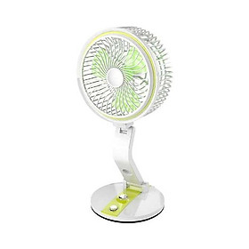 Quạt treo tường mini, quạt sạc tích diện, quạt không dây, Quạt gấp có đèn tích hợp 2 trong 1 siêu tiện ích