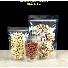 Mua 0 5KG - 1KG TÚI ZIP 2 MẶT TRONG ĐÁY ĐỨNG. Túi zipper đáy đứng 2 mặt trong suốt đựng thực phẩm phụ kiện HÀNG ĐẸP LOẠI 1