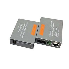 Hình ảnh Bộ chuyển đổi quang điện 10/100M  (2 Sợi quang) Netlink HTB-1100S 25KM (2 thiết bị) - Hàng Nhập khẩu