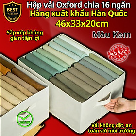 Hộp đựng quần áo chia 9 ngăn 16 ngăn bằng vải không dệt tiện lợi chính hãng D Danido