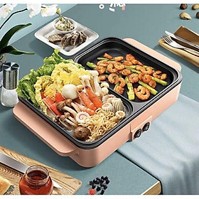 Mua Nồi Lẩu Kiêm Nướng 2 Trong 1 Mini Tiện Lợi - Bếp Lẩu Nướng Đa Năng Cao Cấp