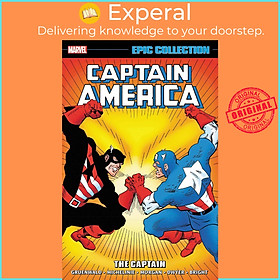 Sách - Captain America Epic Collection: The Captain by John Byrne,Bob Layton,Mark Bright (US edition, paperback)