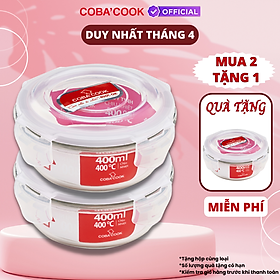 Bộ Hộp Đựng Thức Ăn Hộp Cơm Bảo Quản Thực Phẩm Thủy Tinh Chịu Nhiệt