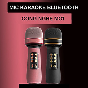 Mua Micro Karaoke Bluetooth Cao Cấp CV Tích Hợp Loa Bass Không Dây  Âm Thanh Đỉnh Cao  Âm Bass Cực Chất  Mic Bắt Giọng Cực Tốt  Hỗ Trợ USB  Thẻ Nhớ  Thay Đổi Giọng  FM Radio  AUX  Tín Hiệu Âm Thanh Ra - Hàng Chính Hãng