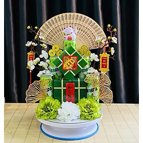 Mua Set Phụ Kiện Làm Cháp Oản  Tháp Bánh  Tháp Bia Trang Trí Tết – Bộ Đồ Decor Mâm Cúng  Mâm Lễ Ngày Tết - HÀNG CHÍNH HÃNG MINIIN