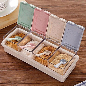Mua GIÁ HỦY DIỆT}BỘ 4 HỘP ĐỰNG GIA VỊ VIỆT NHẬT