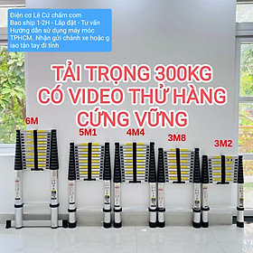 Thang nhôm rút gọn cao cấp 3m2 chất lượng cao BAO SHIP GẤP 1-2H TPHCM