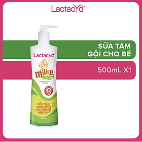 Sữa Tắm Gội Trẻ Em Lactacyd Milky 500ml