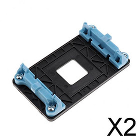 2xBlue CPU Cooling Fan Bracket for AM2 AM3 with Back Plate & Four Screws