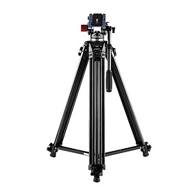 Chân Máy Ảnh Hợp Kim Nhôm Đầu Bi Chất Lỏng Andoer Dành Cho Máy Ảnh Canon Nikon Sony DSLR Và Máy Quay Video DV Kèm Túi Đựng (67 Inch) (Tải Trọng Tối Đa 10Kg)