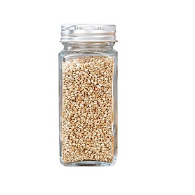 Hũ Thủy Tinh Gia Vị Miệng To Nắp Nhôm 120ml Đựng Gia vị có Chụp Nhựa lổ