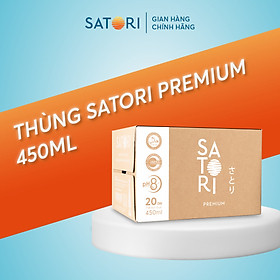 Thùng 24 Chai Nước Tinh Khiết Hoàn Lưu Khoáng SATORI PREMIUM 500ml Chai