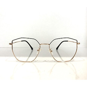 Kính gọng kim loại thời trang Hàn Quốc cắt theo độ cận 6038-c20