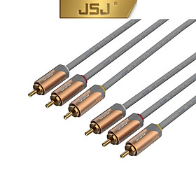 Mua Dây Tín Hiệu Loại Tốt  6 Đầu Bông Sen ( AV )  JSJ-6432 Hàng Chính Hãng