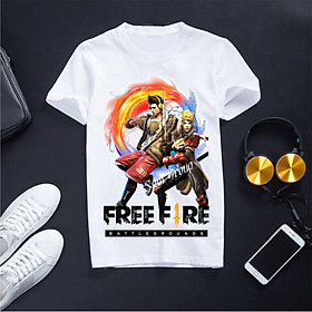 Áo Free Fire Áo Thun Free Fire Cotton Co Dãn 4 Chiều Mềm Mịn In Hình Nam Đeo Tai Nghe Cực Chất Dễ Phối Đồ