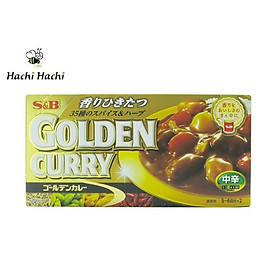 Hình ảnh Viên cà ri Golden Curry vị cay vừa 198g (8 viên)