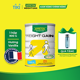 Sữa Appeton Weight Gain cho Người lớn hương Vanilla lon 900g