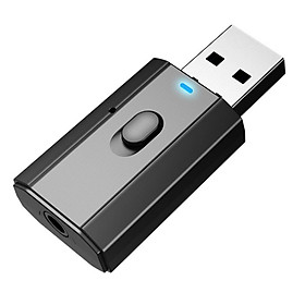 Bluetooth USB Adapter CSR 5.0 USB Dongle Bluetooth Receiver Transfer Wireless Adapter for Laptop PC Support for Windows 10/8/7/Vista/XP