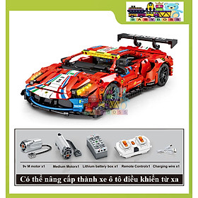 [Có Sẵn] Đồ Chơi Mô Hình, Điều Khiển Từ Xa, Đồ Chơi Lắp Ghép Technic Siêu Xe Lamborghini, Ferrari, Bugatti Với 1000+PSC