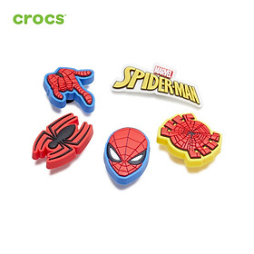 Sticker nhựa jibbitz unisex Crocs Spider Man