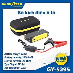 Mua Bộ Kích Bình Cho Xe Hơi 500A GOODYEAR GY-5295 Đa Chức Năng Sạc Dự Phòng 10000mAh Đèn LED Khẩn Cấp - Hàng Nhập Khẩu