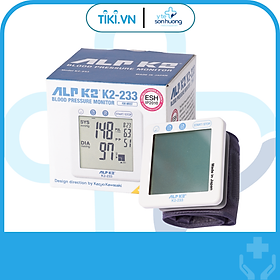 Máy đo huyết áp cổ tay cao cấp alpk2 k2-233- Japan