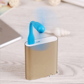 Mua Quạt mini cắm cổng USB siêu mát đa năng - Giao màu ngẫu nhiên ( Tặng nút kẹp cao su giữ dây điện cố định )