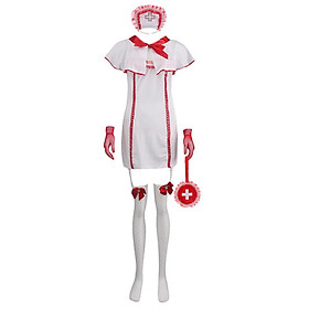 Nurse Fancy Dress Uniform CosplayHalloween Costumes Adults Role Play Outfit