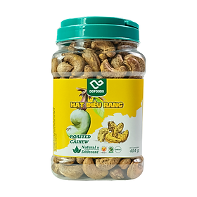 3 món hạt điều hũ 454g DGfoods Roasted cashew Roasted cashew without skin